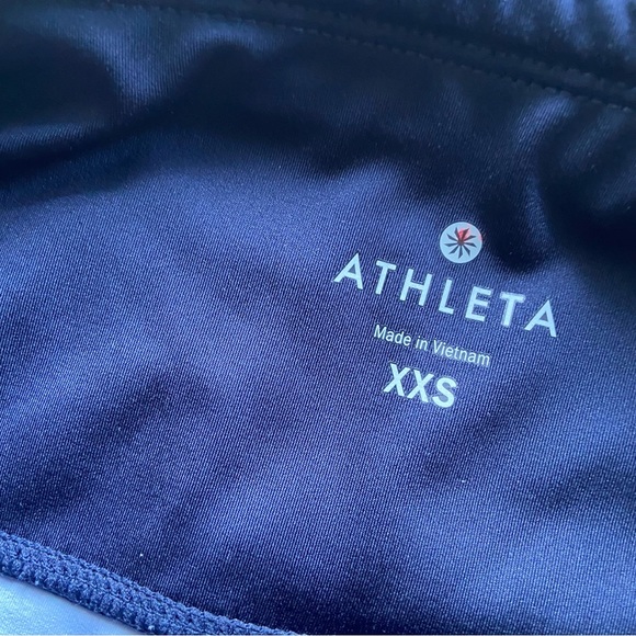 Athleta High Rise Tropical Precision 7/8 Tight-Navy Blue/Floral-Size XXS - Picture 8 of 12